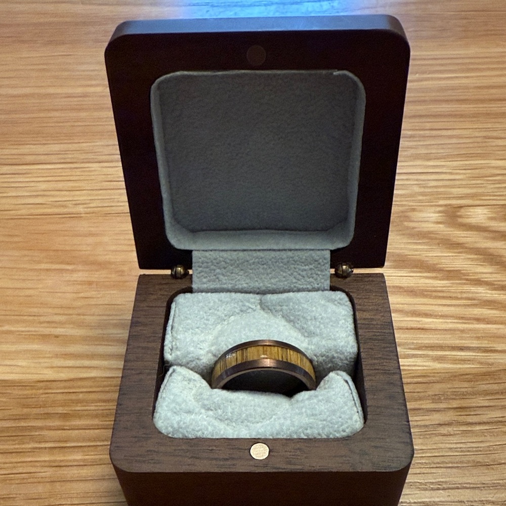 Original Grain Whiskey Espresso Single Barrel Ring - Picture 3 of 4